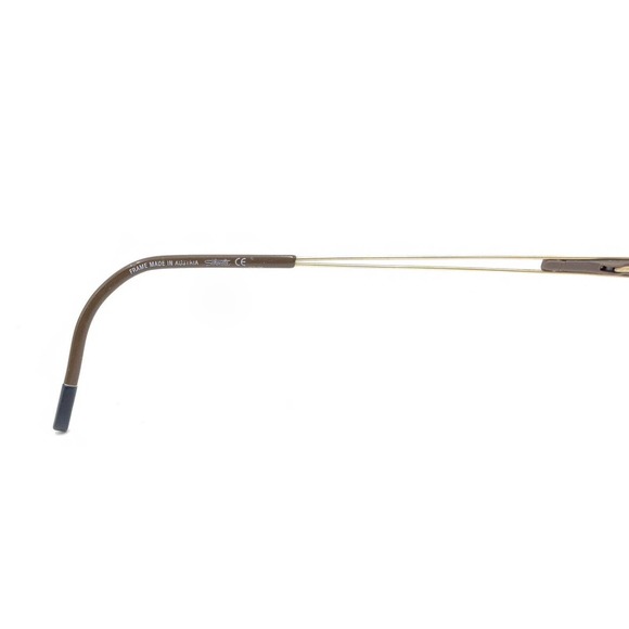 Silhouette 7661 20 6052 Titanium Brown Rimless Eyeglasses Frames 19 140 Austria - Picture 10 of 13
